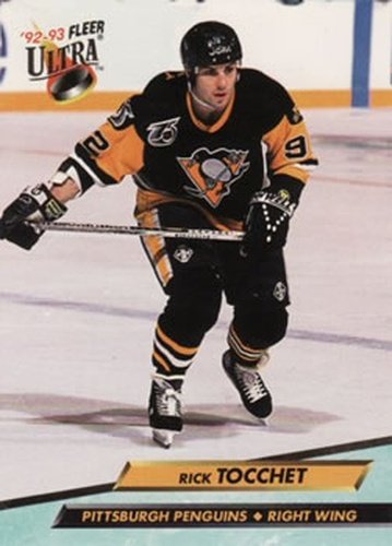 #172 Rick Tocchet - Pittsburgh Penguins - 1992-93 Ultra Hockey