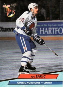 #179 Joe Sakic - Quebec Nordiques - 1992-93 Ultra Hockey