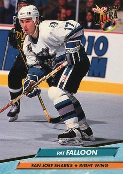 #194 Pat Falloon - San Jose Sharks - 1992-93 Ultra Hockey