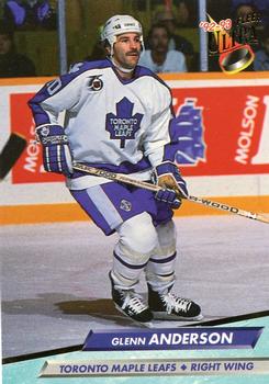 #207 Glenn Anderson - Toronto Maple Leafs - 1992-93 Ultra Hockey