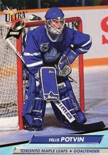 #213 Felix Potvin - Toronto Maple Leafs - 1992-93 Ultra Hockey