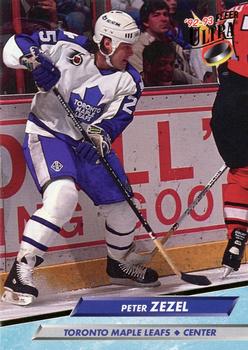 #216 Peter Zezel - Toronto Maple Leafs - 1992-93 Ultra Hockey