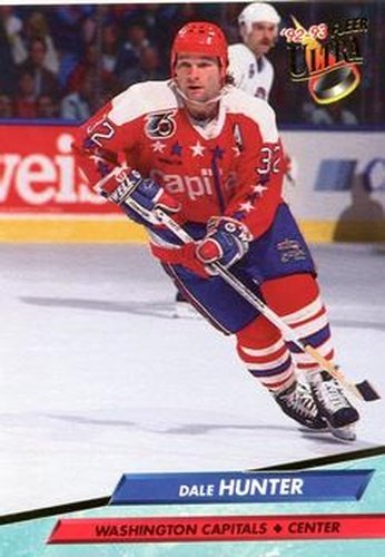 #232 Dale Hunter - Washington Capitals - 1992-93 Ultra Hockey