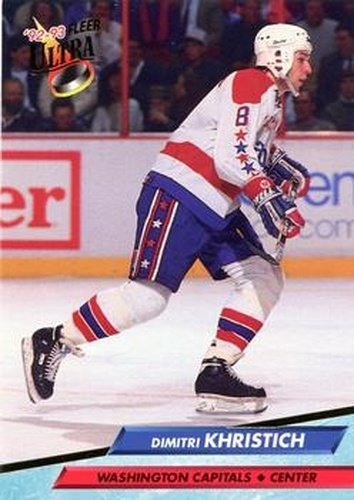 #235 Dmitri Khristich - Washington Capitals - 1992-93 Ultra Hockey