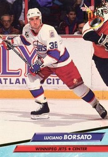 #239 Luciano Borsato - Winnipeg Jets - 1992-93 Ultra Hockey