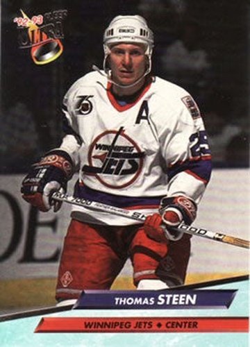 #247 Thomas Steen - Winnipeg Jets - 1992-93 Ultra Hockey