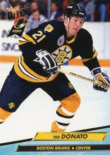 #251 Ted Donato - Boston Bruins - 1992-93 Ultra Hockey