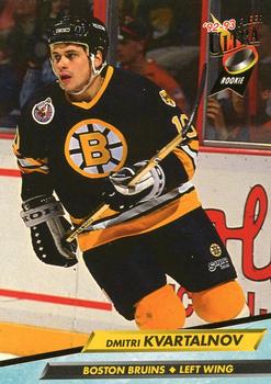 #252 Dmitri Kvartalnov - Boston Bruins - 1992-93 Ultra Hockey