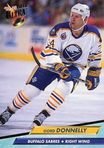 #259 Gord Donnelly - Buffalo Sabres - 1992-93 Ultra Hockey