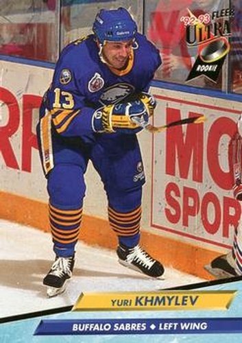 #260 Yuri Khmylev - Buffalo Sabres - 1992-93 Ultra Hockey