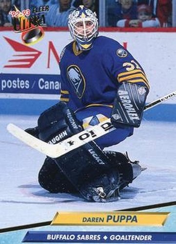 #261 Daren Puppa - Buffalo Sabres - 1992-93 Ultra Hockey