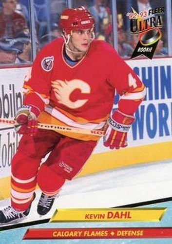 #266 Kevin Dahl - Calgary Flames - 1992-93 Ultra Hockey