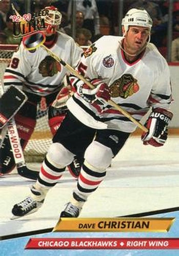 #273 Dave Christian - Chicago Blackhawks - 1992-93 Ultra Hockey