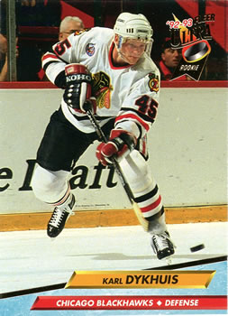 #274 Karl Dykhuis - Chicago Blackhawks - 1992-93 Ultra Hockey