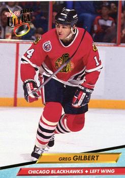 #275 Greg Gilbert - Chicago Blackhawks - 1992-93 Ultra Hockey