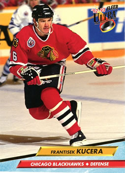 #277 Frantisek Kucera - Chicago Blackhawks - 1992-93 Ultra Hockey