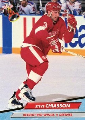 #282 Steve Chiasson - Detroit Red Wings - 1992-93 Ultra Hockey