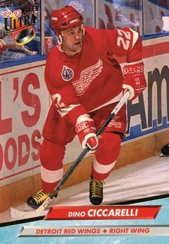 #283 Dino Ciccarelli - Detroit Red Wings - 1992-93 Ultra Hockey