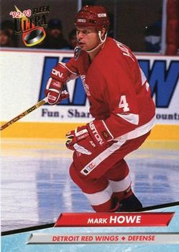 #285 Mark Howe - Detroit Red Wings - 1992-93 Ultra Hockey