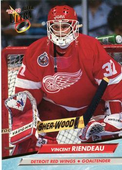 #288 Vincent Riendeau - Detroit Red Wings - 1992-93 Ultra Hockey
