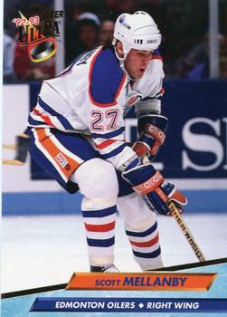 #295 Scott Mellanby - Edmonton Oilers - 1992-93 Ultra Hockey