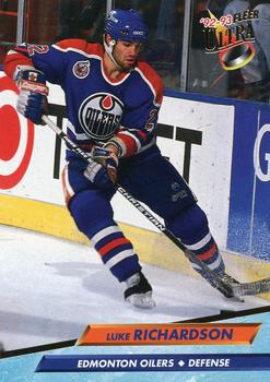 #297 Luke Richardson - Edmonton Oilers - 1992-93 Ultra Hockey