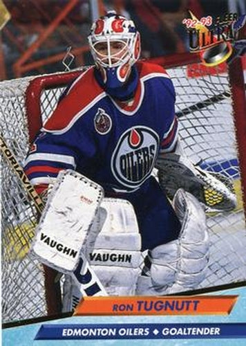 #298 Ron Tugnutt - Edmonton Oilers - 1992-93 Ultra Hockey