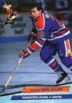 #299 Shaun Van Allen - Edmonton Oilers - 1992-93 Ultra Hockey