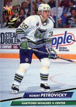 #302 Robert Petrovicky - Hartford Whalers - 1992-93 Ultra Hockey