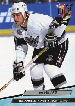 #307 Jim Hiller - Los Angeles Kings - 1992-93 Ultra Hockey