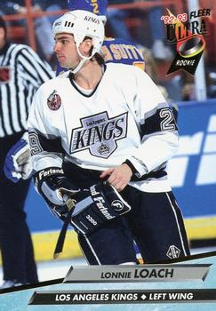 #309 Lonnie Loach - Los Angeles Kings - 1992-93 Ultra Hockey