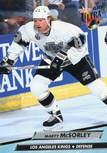 #310 Marty McSorley - Los Angeles Kings - 1992-93 Ultra Hockey