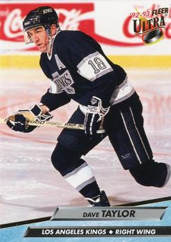 #313 Dave Taylor - Los Angeles Kings - 1992-93 Ultra Hockey