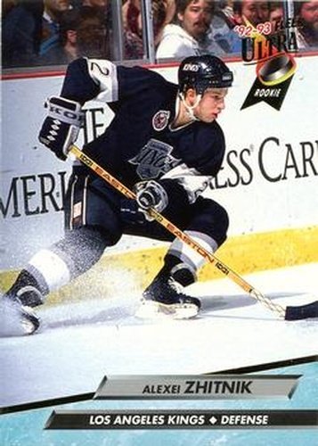 #314 Alexei Zhitnik - Los Angeles Kings - 1992-93 Ultra Hockey