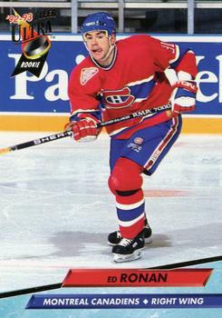 #333 Ed Ronan - Montreal Canadiens - 1992-93 Ultra Hockey