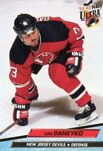 #335 Ken Daneyko - New Jersey Devils - 1992-93 Ultra Hockey