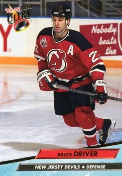 #336 Bruce Driver - New Jersey Devils - 1992-93 Ultra Hockey