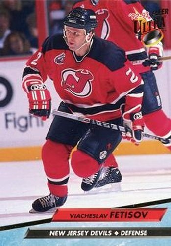 #337 Viacheslav Fetisov - New Jersey Devils - 1992-93 Ultra Hockey