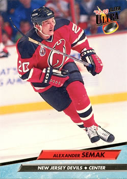 #341 Alexander Semak - New Jersey Devils - 1992-93 Ultra Hockey