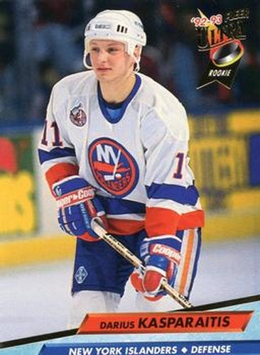 #344 Darius Kasparaitis - New York Islanders - 1992-93 Ultra Hockey