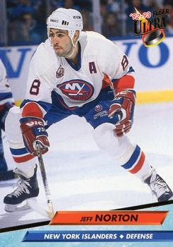 #349 Jeff Norton - New York Islanders - 1992-93 Ultra Hockey