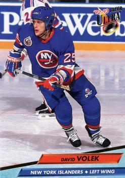 #350 David Volek - New York Islanders - 1992-93 Ultra Hockey