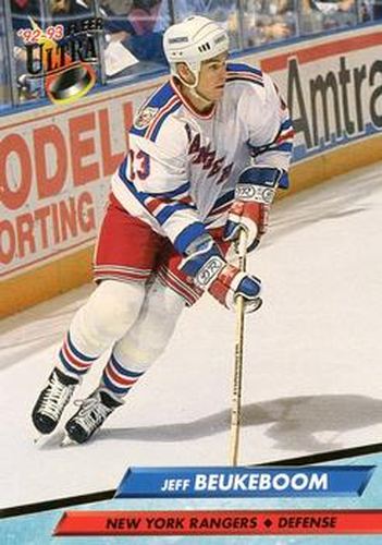 #351 Jeff Beukeboom - New York Rangers - 1992-93 Ultra Hockey