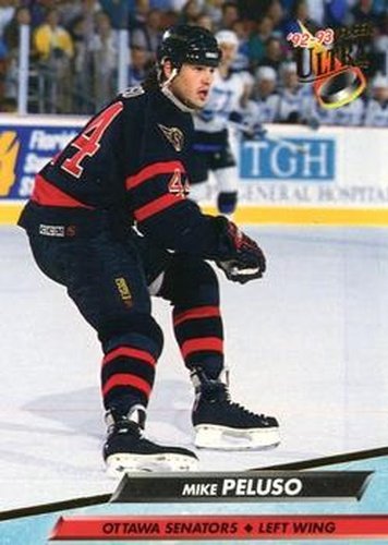 #365 Mike Peluso - Ottawa Senators - 1992-93 Ultra Hockey