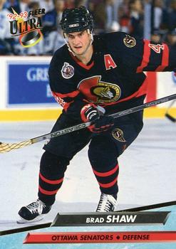 #366 Brad Shaw - Ottawa Senators - 1992-93 Ultra Hockey