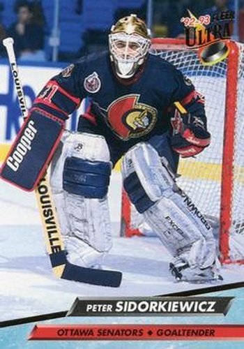 #367 Peter Sidorkiewicz - Ottawa Senators - 1992-93 Ultra Hockey