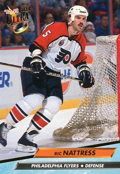 #374 Ric Nattress - Philadelphia Flyers - 1992-93 Ultra Hockey