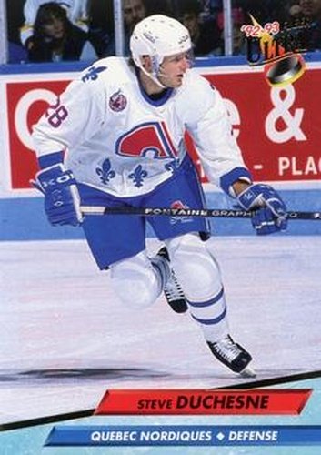 #384 Steve Duchesne - Quebec Nordiques - 1992-93 Ultra Hockey