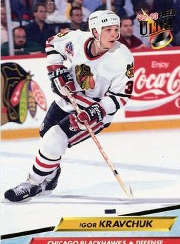 #38 Igor Kravchuk - Chicago Blackhawks - 1992-93 Ultra Hockey