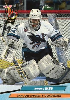 #401 Arturs Irbe - San Jose Sharks - 1992-93 Ultra Hockey